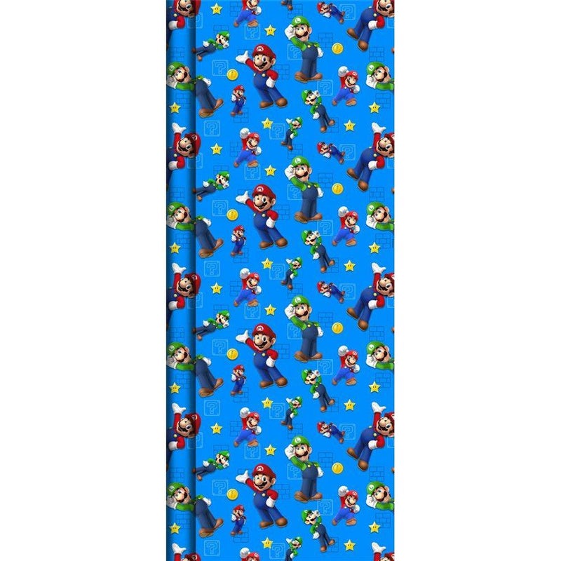 Hallmark Nintendo Super Mario Gift Roll Wrap (2 m) - Image 1